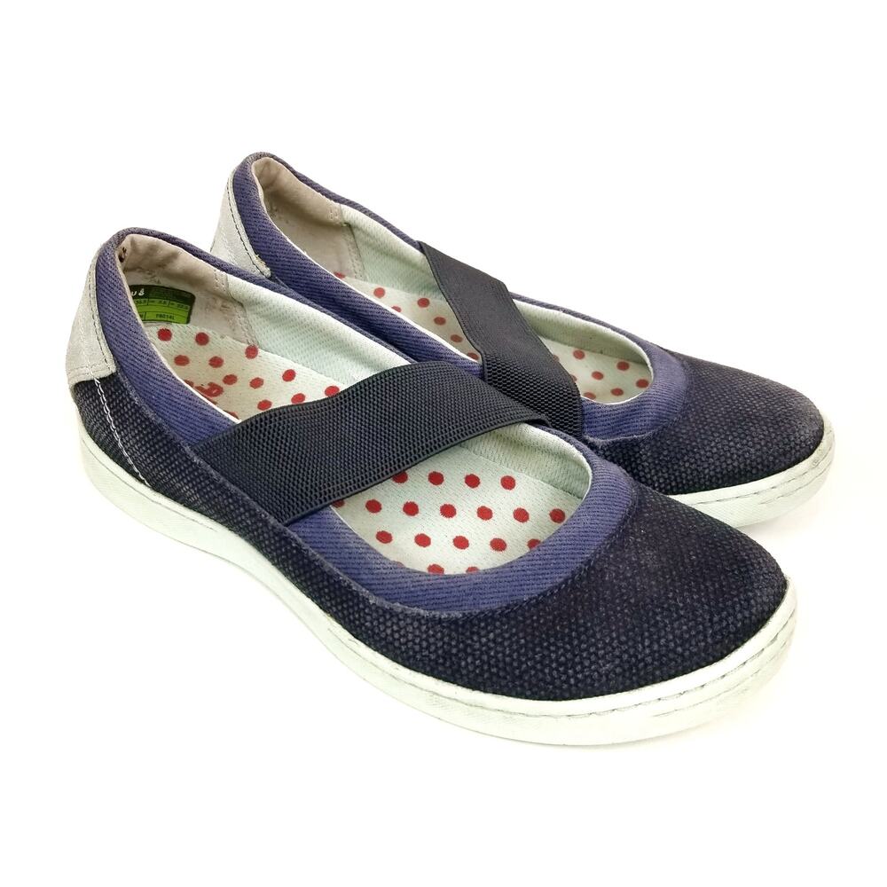 Ahnu Telegraph Women's Navy Blue Slip On Sneakers Size 5.5